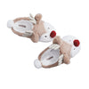 Christmas Style Cute Fawn Fur Bag With Women&#39;s Slippers