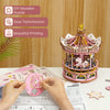 Diy Manual Mechanical Merry Go Round Music Box