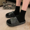 Thick - Soled Indoor Home With Non - Slip Bath Soft - Soled Slippers