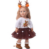 Christmas Veil 18 Inch American Doll Clothes