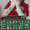 Merry Christmas Santa Claus Luminous Tattoo Sticker