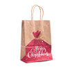 Merry Christmas Gift Bags Santa Sacks Kraft Paper