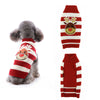 Pet dog clothes christmas pompom christmas small