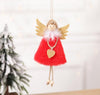 New Year Christmas Angel Doll Merry Christmas Decorations for Home Christmas Elf Tree Pendant