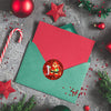 Merry Christmas Christmas Festival Roll Adhesive Sticker