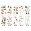 Merry Christmas Santa Claus Luminous Tattoo Sticker