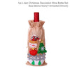 Wine Bottle Cover Merry Christmas Decorations