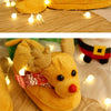 Cute Couple Christmas Elk Slippers