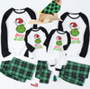 Parent Child Christmas Plaid Patchwork Home Clothes