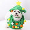 Christmas Pet Costume Funny Christmas Tree Clothes Dogs And Cats