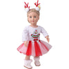 Christmas Veil 18 Inch American Doll Clothes