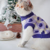 Christmas Rhombus Love Sweater Cat Clothes