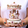 Luminous merry-go-round music box music box