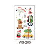 Merry Christmas Santa Claus Luminous Tattoo Sticker