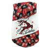 Elk Print Pet Clothes Christmas Dog