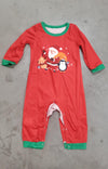 Cartoon Christmas Print Suit Parent-child Home Clothes