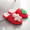 Autumn And Winter New Soft Christmas Warm Home Slippers