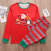 Cartoon Christmas Print Suit Parent-child Home Clothes