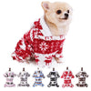 Puppy Clothes Super Soft Coral Fleece Pet Clothes Christmas Outfit