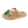 Women&#39;s Fashion Casual Christmas Cotton Slippers