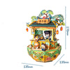 Handmade Merry-go-round Music Box Wooden Puzzle Toys