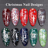 Cross-Border Source Of Nail Art Starry Paper Ins Laser Silver Transparent Bottom Snowflake Christmas Nail Transfer Sticker Nail