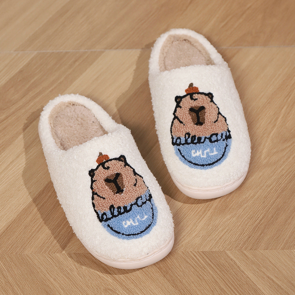 Cute Capibala Cotton Slippers Cartoon