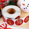 Merry Christmas Christmas Festival Roll Adhesive Sticker