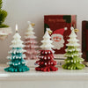 Merry Christmas Candle 3D Xmas Tree Shaped Aromatherapy Candles Ornaments Navidad New Year Party Home Decor Xmas Gift