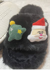 Cross-border New Arrival White Christmas Funny Slippers Home Slippers