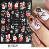 5D Nail Art Sticker Christmas Relief