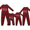 Plaid Printed Christmas Parent-child Homewear Clothes Pajamas