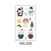 Merry Christmas Santa Claus Luminous Tattoo Sticker