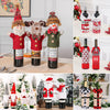 Wine Bottle Cover Merry Christmas Decorations