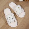 Christmas Plush Slippers Fashion Open-toed Home Slipper Indoor Warm Non-slip Floor Bedroom House Shoes For Couples Women Men