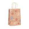 Merry Christmas Gift Bags Santa Sacks Kraft Paper