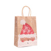 Merry Christmas Gift Bags Santa Sacks Kraft Paper