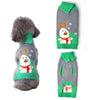 Pet dog clothes christmas pompom christmas small