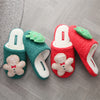 Autumn And Winter New Soft Christmas Warm Home Slippers