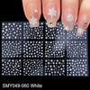 Christmas Laser Snowflake Elk Nail Art Sticker