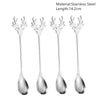 Merry Christmas Spoons Xmas Party Tableware Ornaments Christmas Decorations